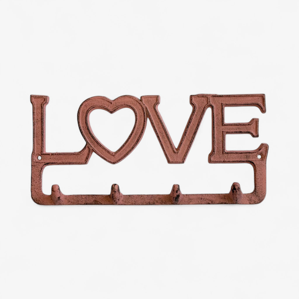 Love Cast Iron Hook Rack