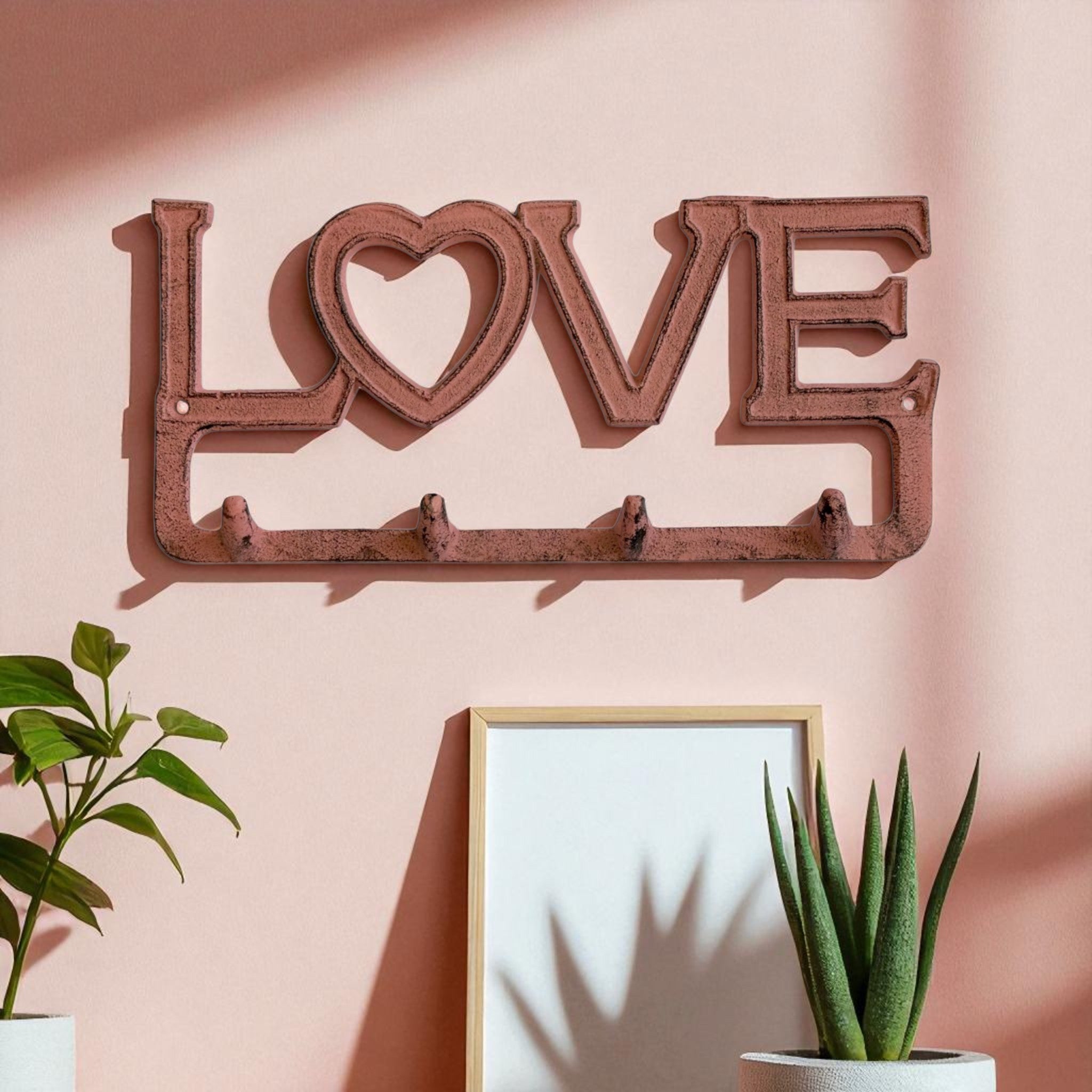 Love Cast Iron Hook Rack