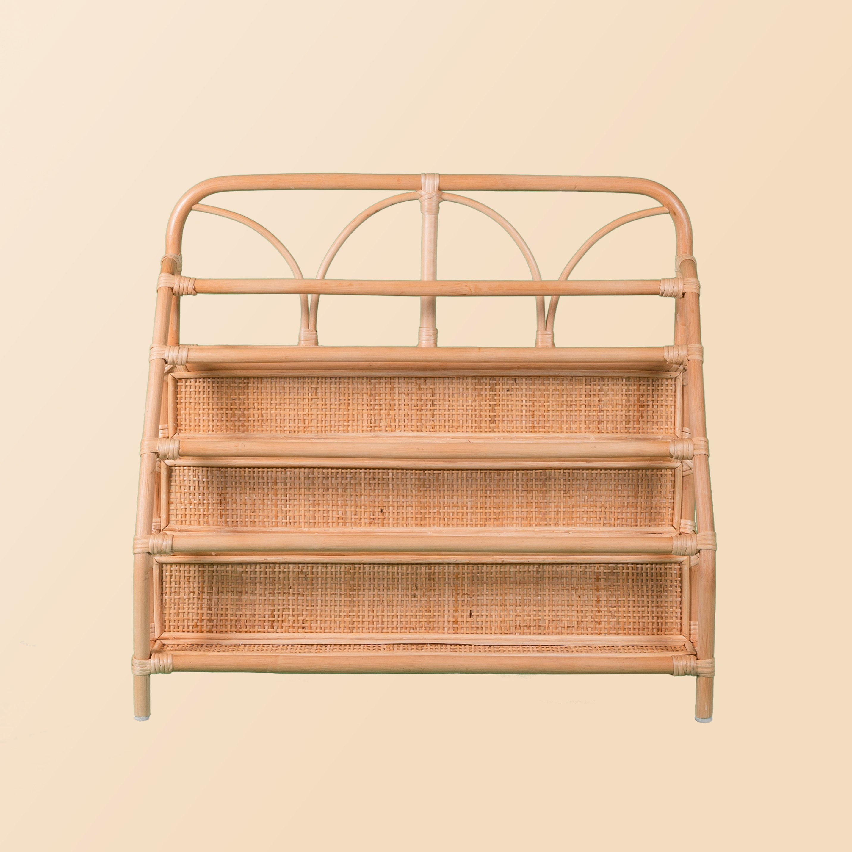 Kids Rattan Display Bookshelf