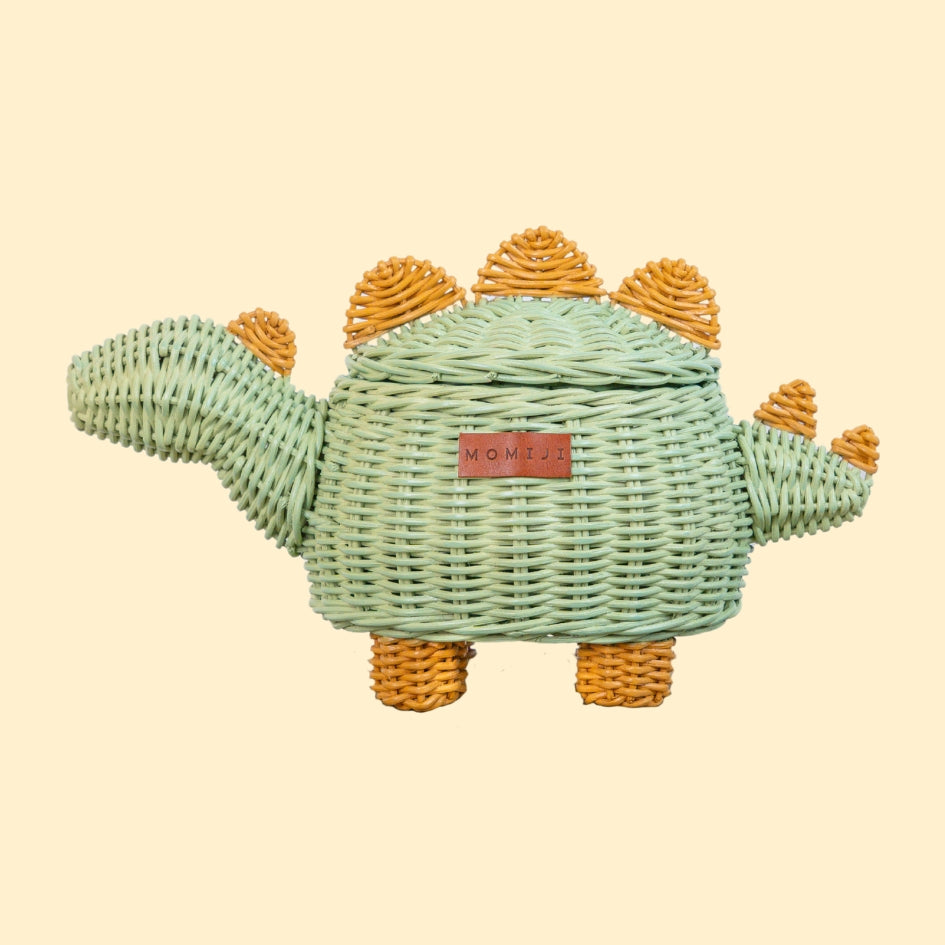 Small Dinosaur Rattan Basket