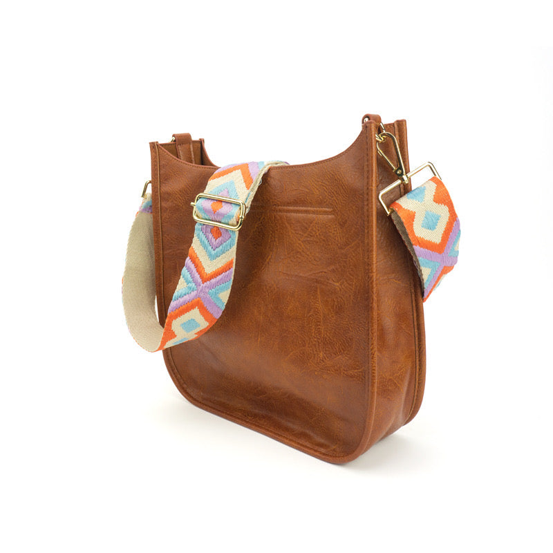 Zippered Crossbody Bag - Pick Your Own Strap