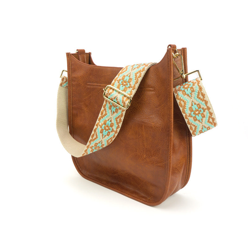 Zippered Crossbody Bag - Pick Your Own Strap