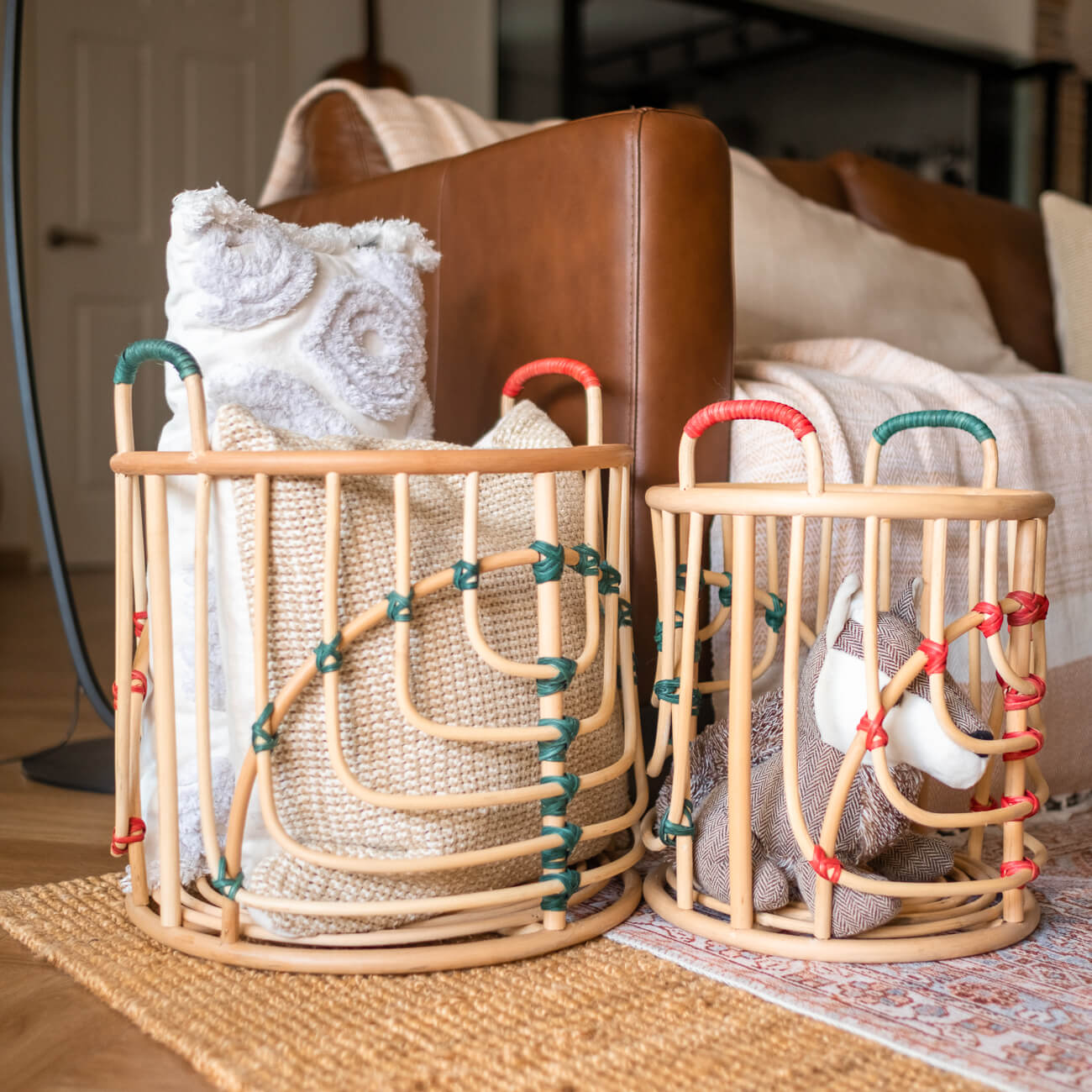 Rattan Baskets (Set of 2)