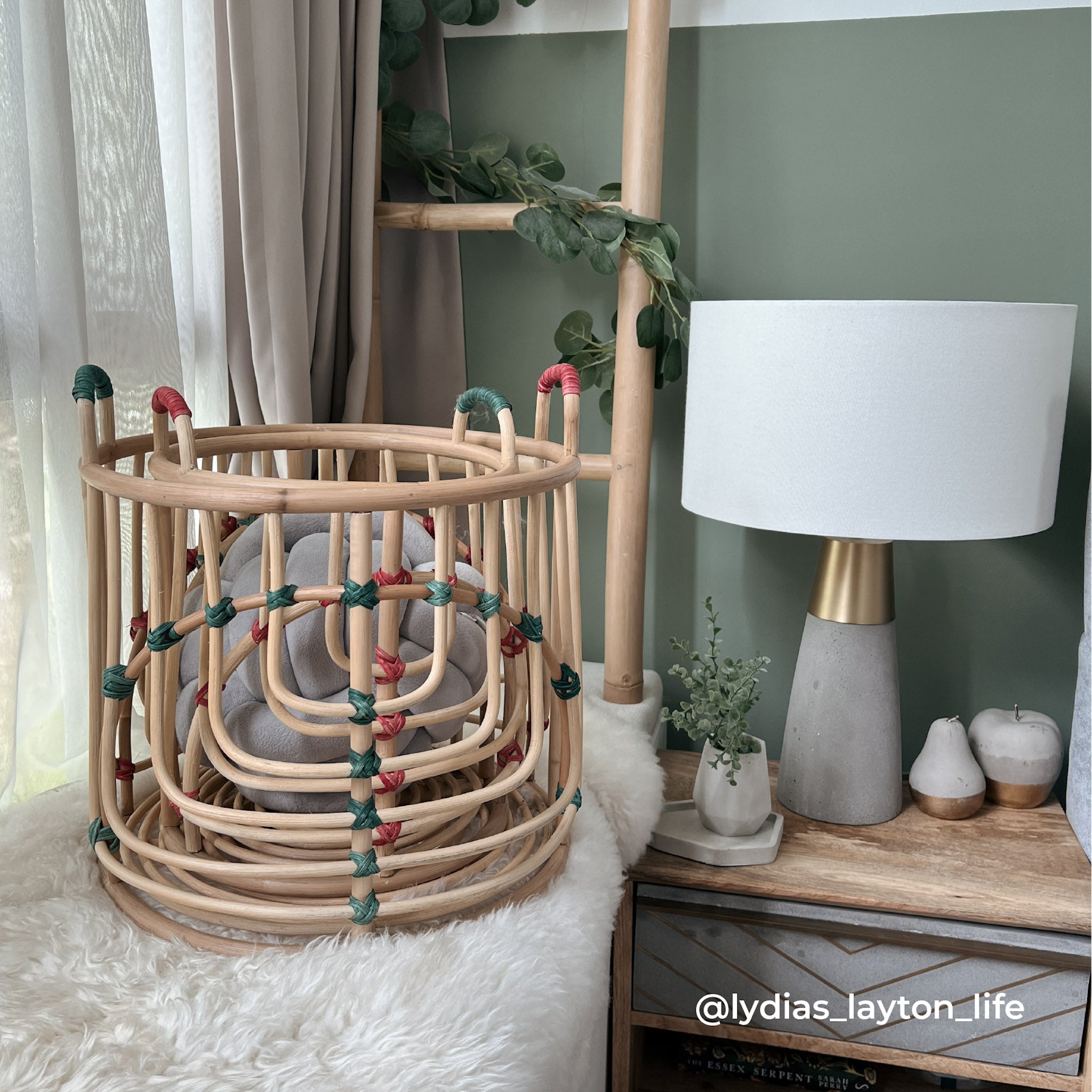 Rattan Baskets (Set of 2)