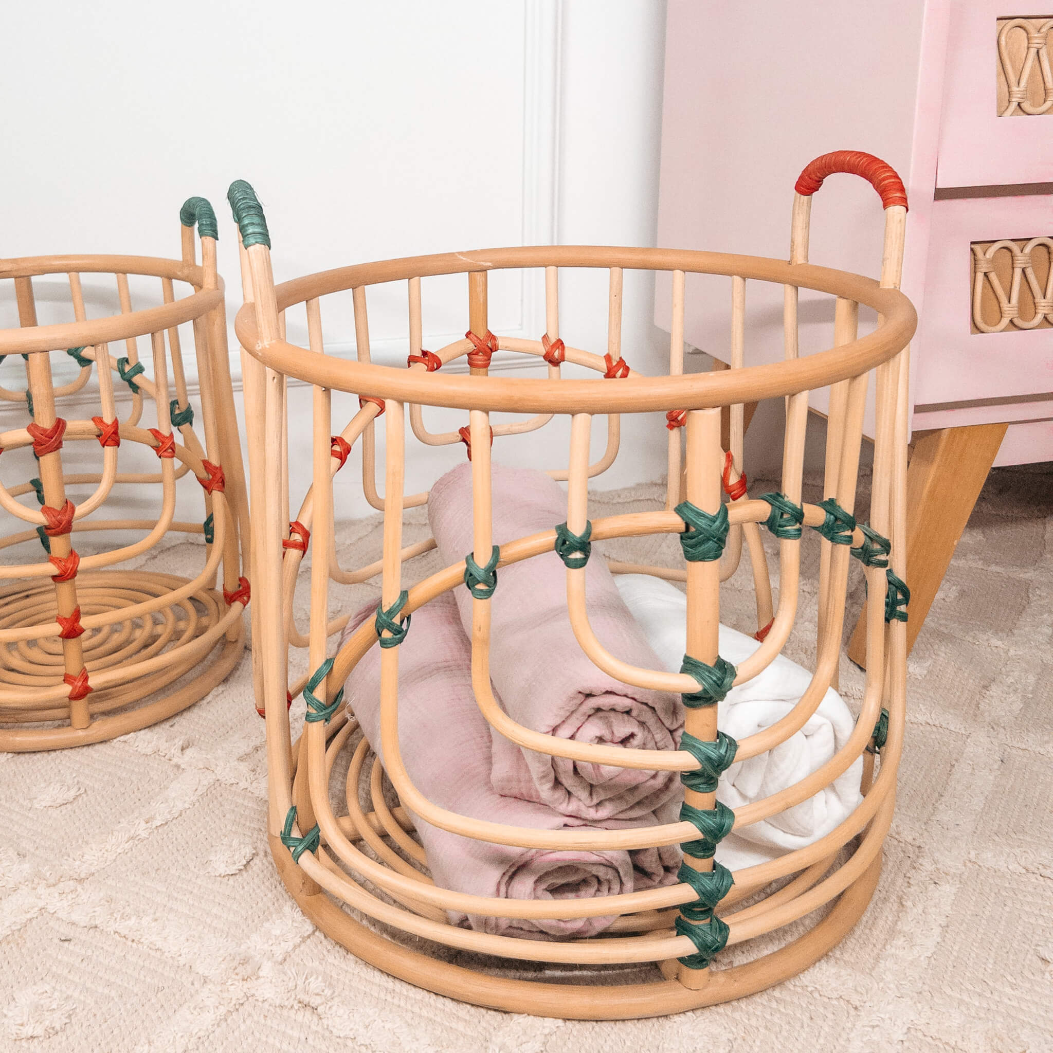 Rattan Baskets (Set of 2)