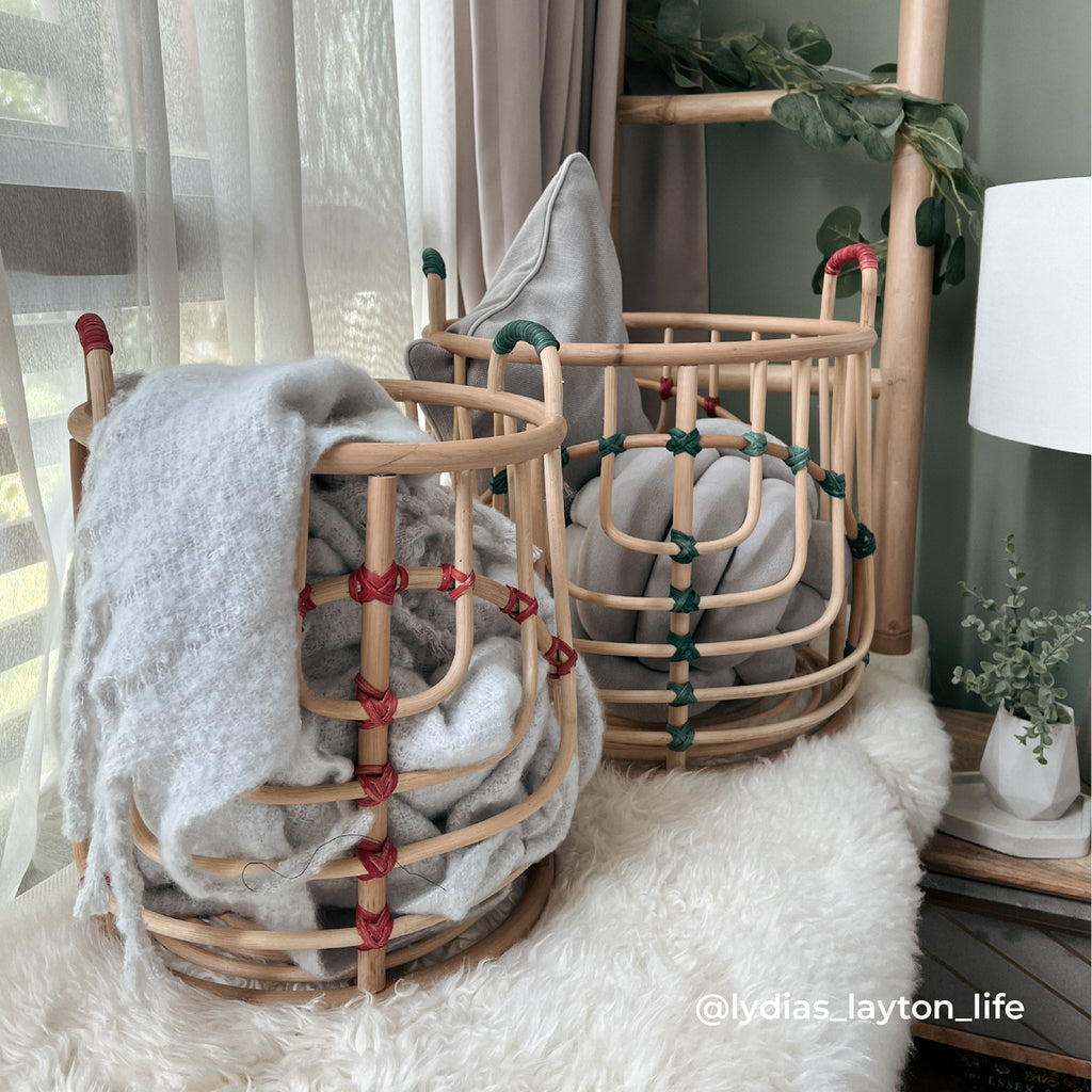 Rattan Baskets (Set of 2)