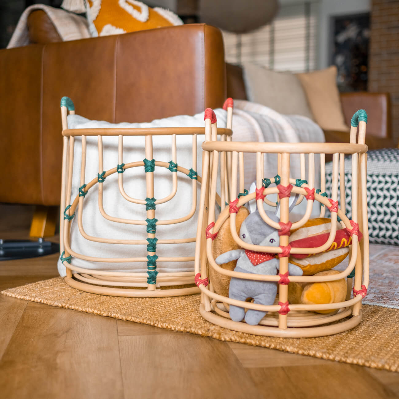 Rattan Baskets (Set of 2)