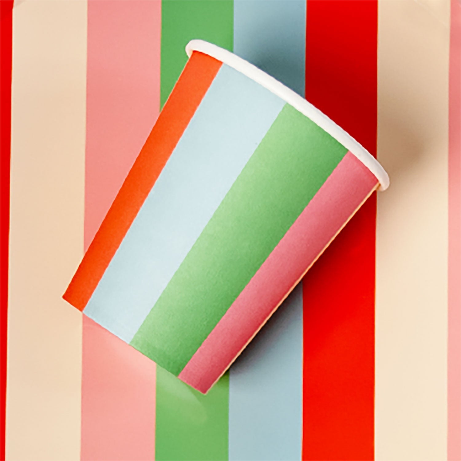 Striped Paper Cups