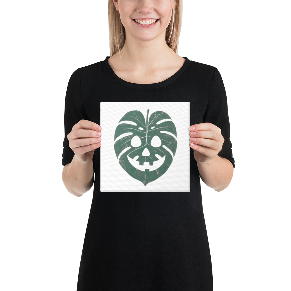 Monstera Canvas (Dark Green)