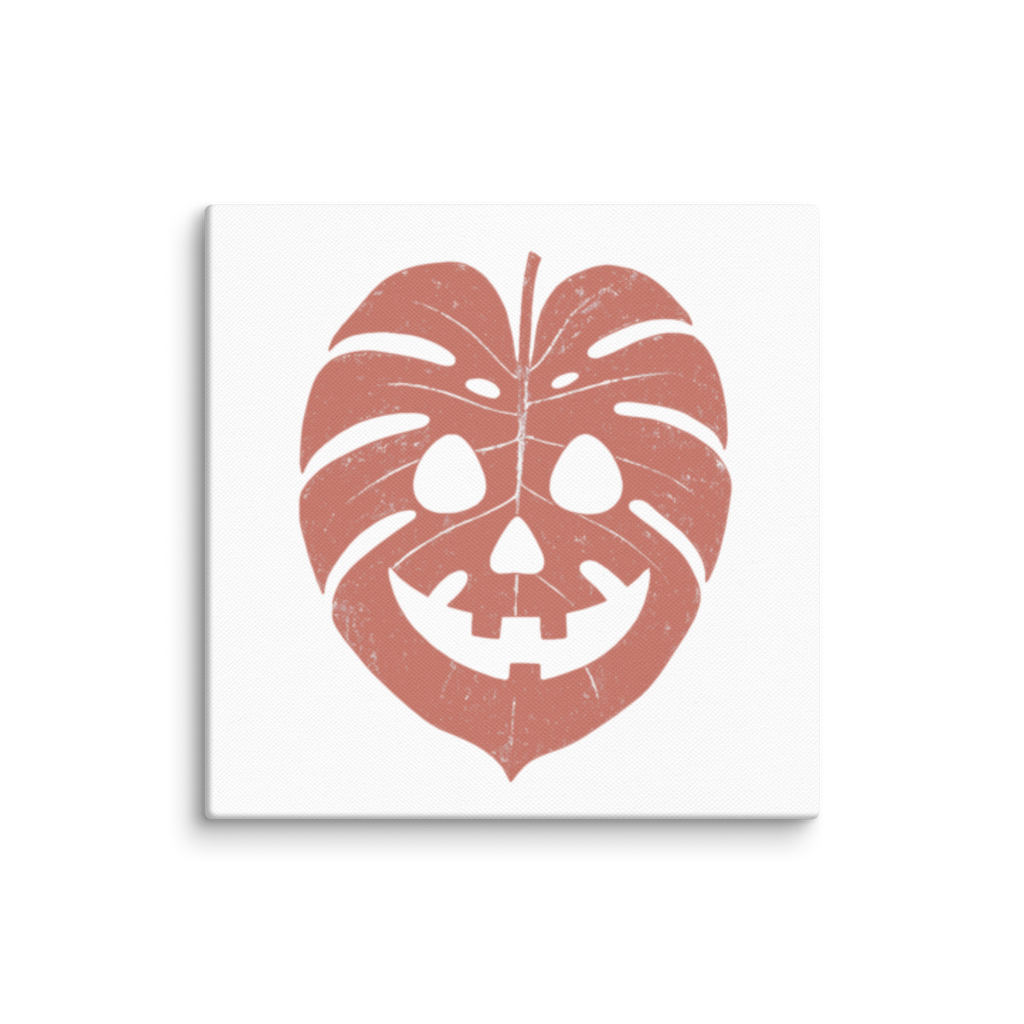 Monstera Canvas (Terracotta)