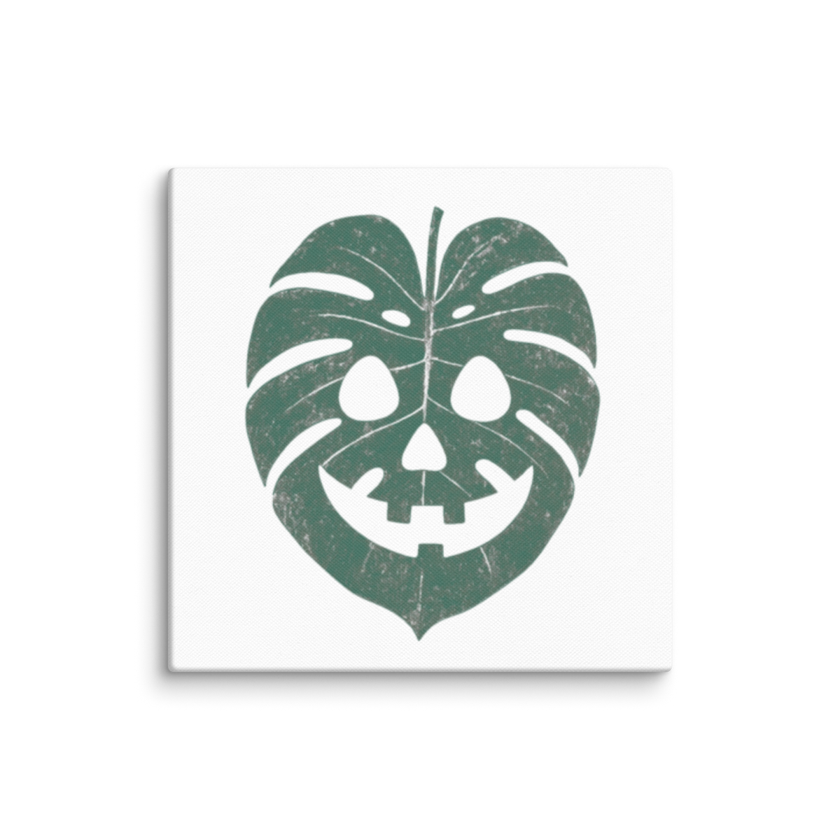 Monstera Canvas (Dark Green)