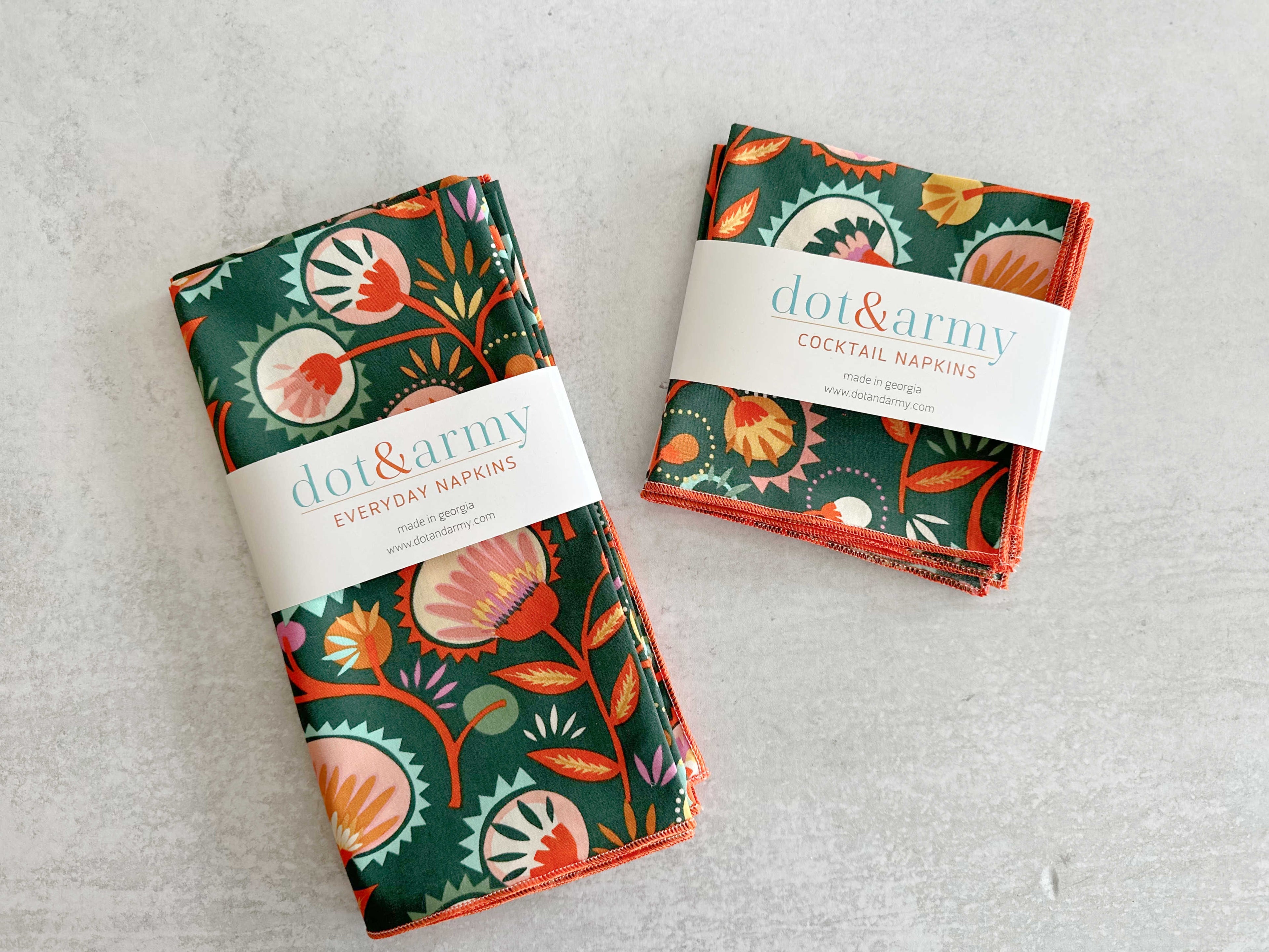 Desert Bloom Cloth Napkins (Set of 4)