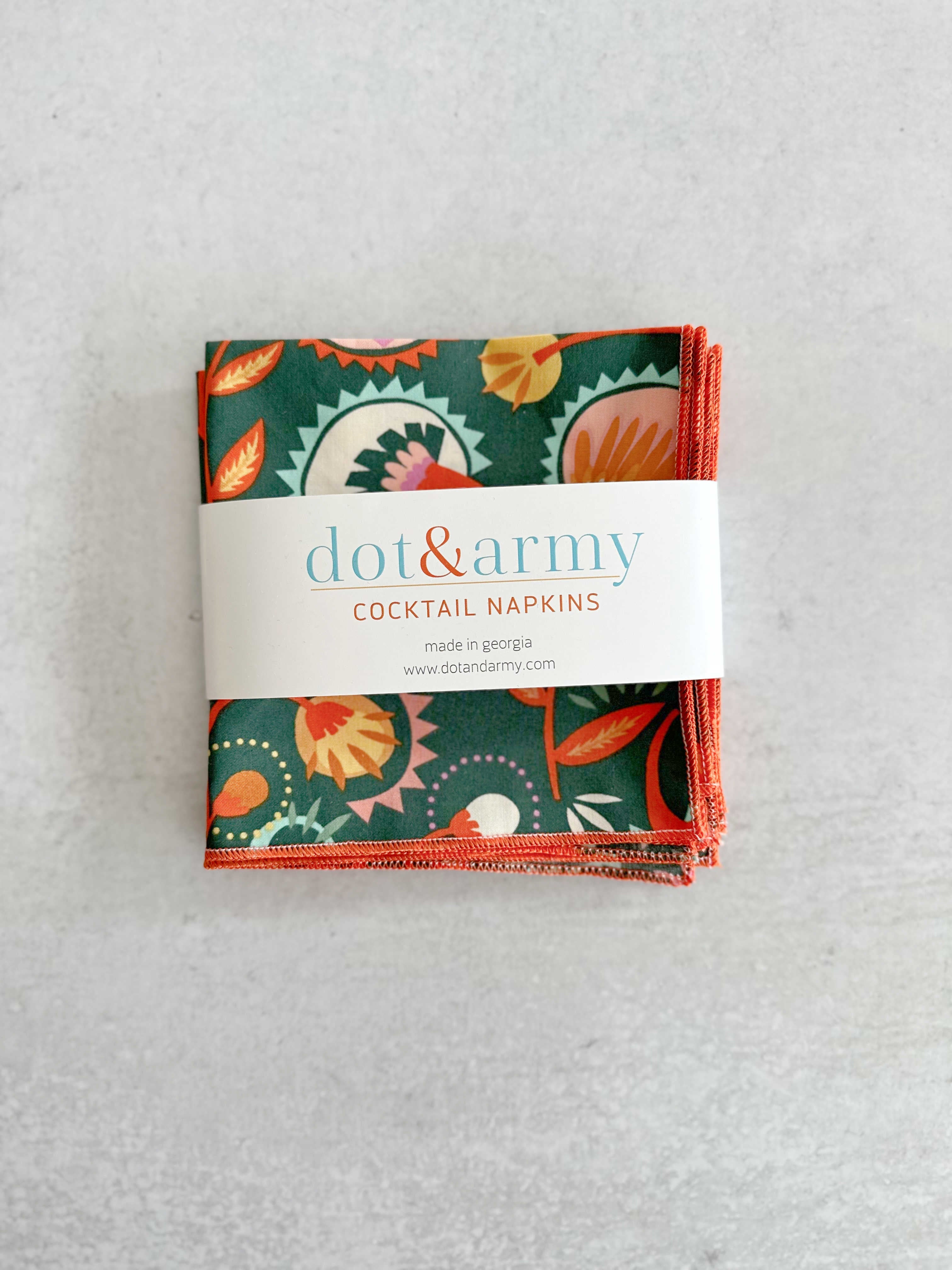 Desert Bloom Cloth Napkins (Set of 4)