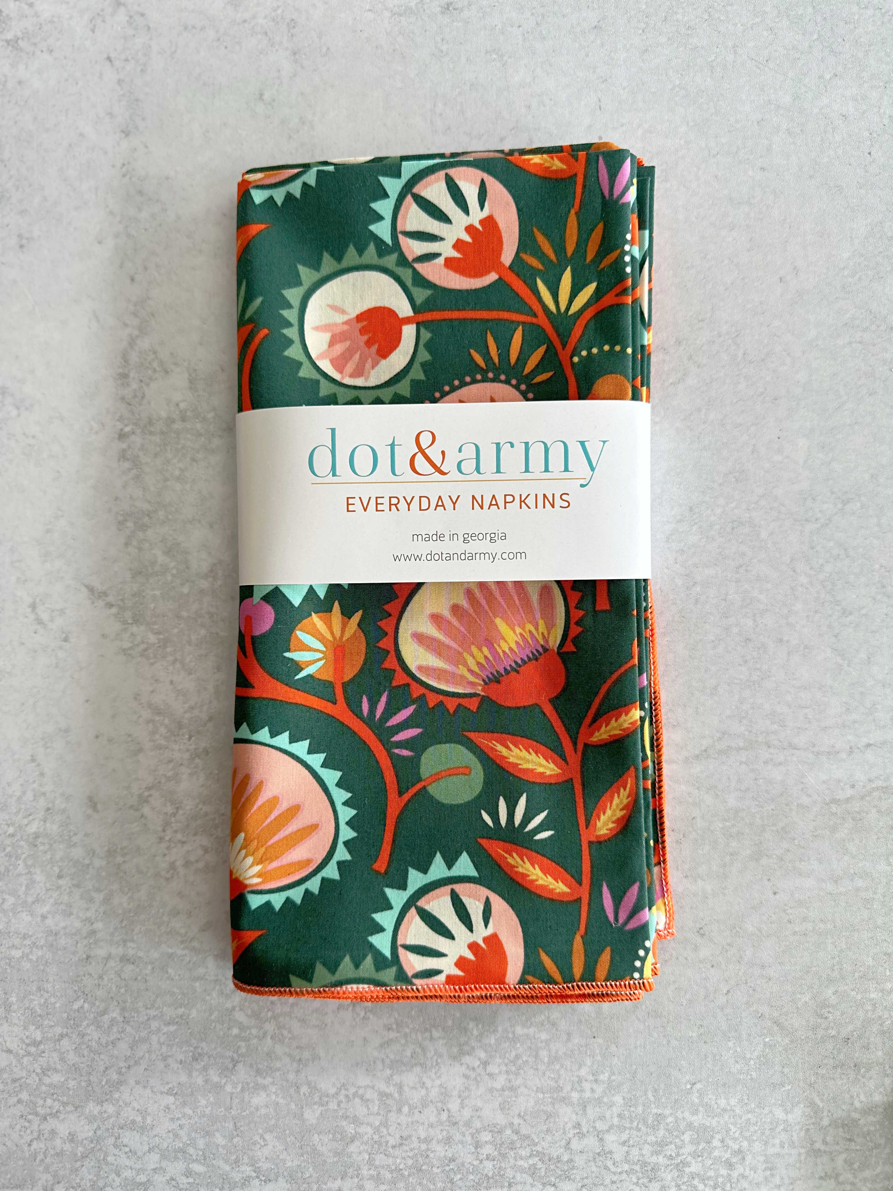 Desert Bloom Cloth Napkins (Set of 4)