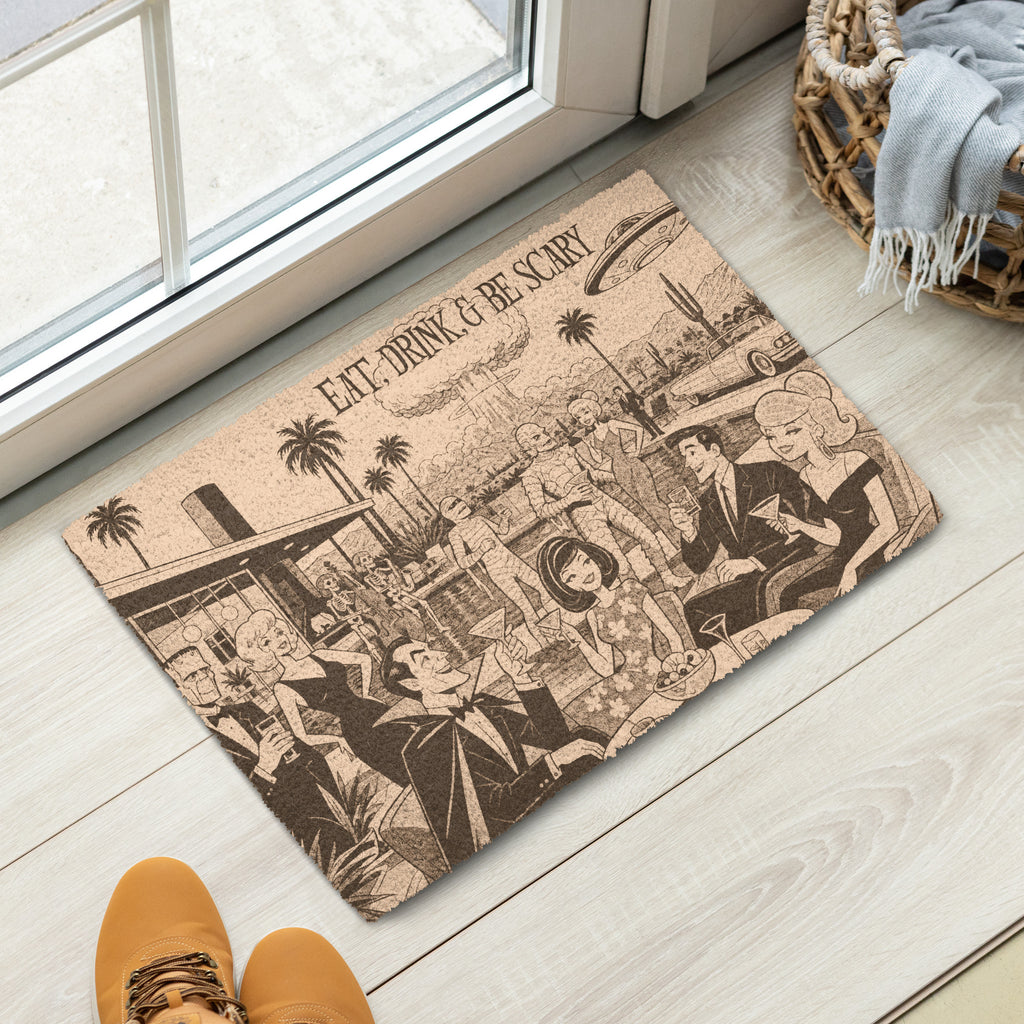 The Monster Mixer — Personalized Coir Doormat