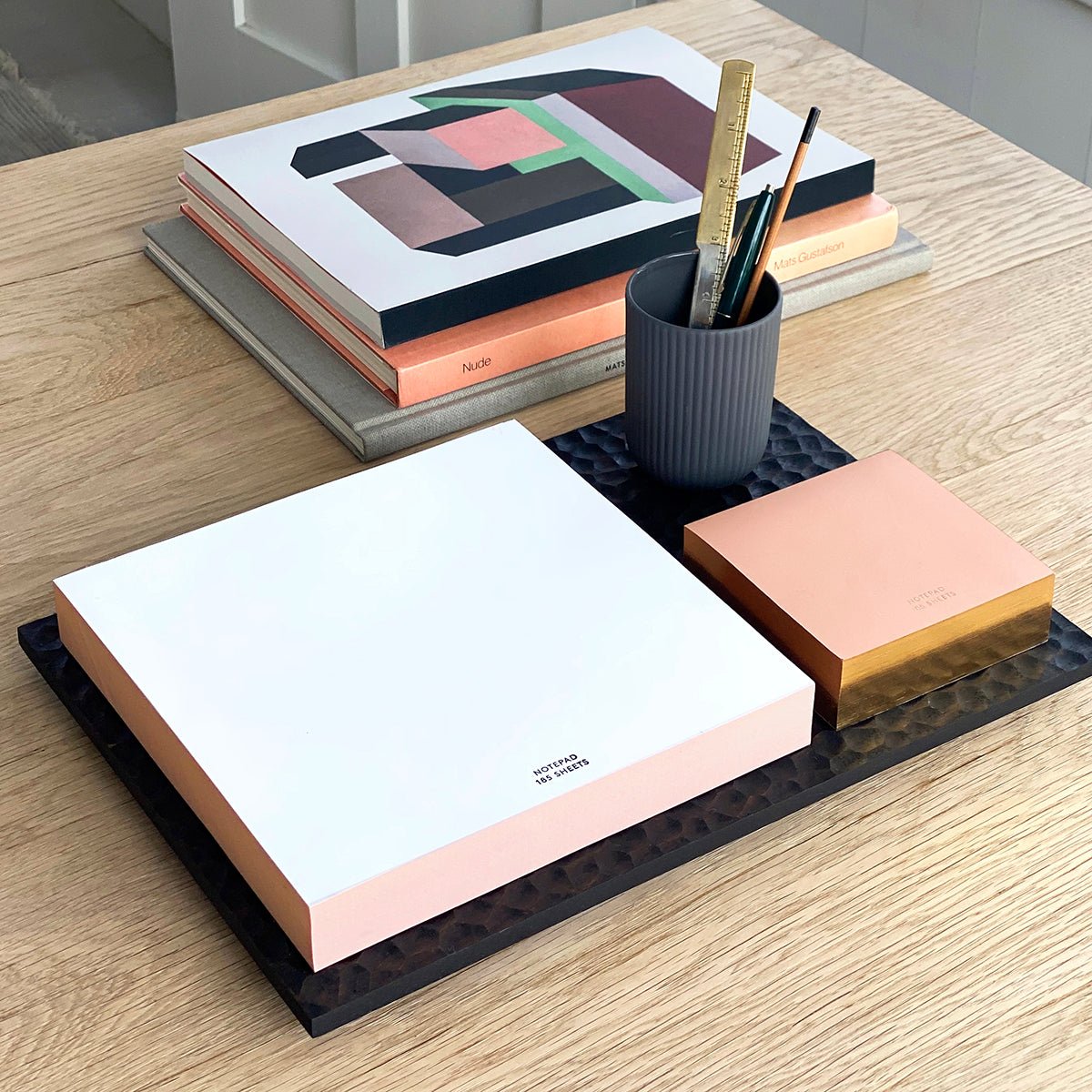 Color-Edged Pads: Matte Blush (3 Sizes)