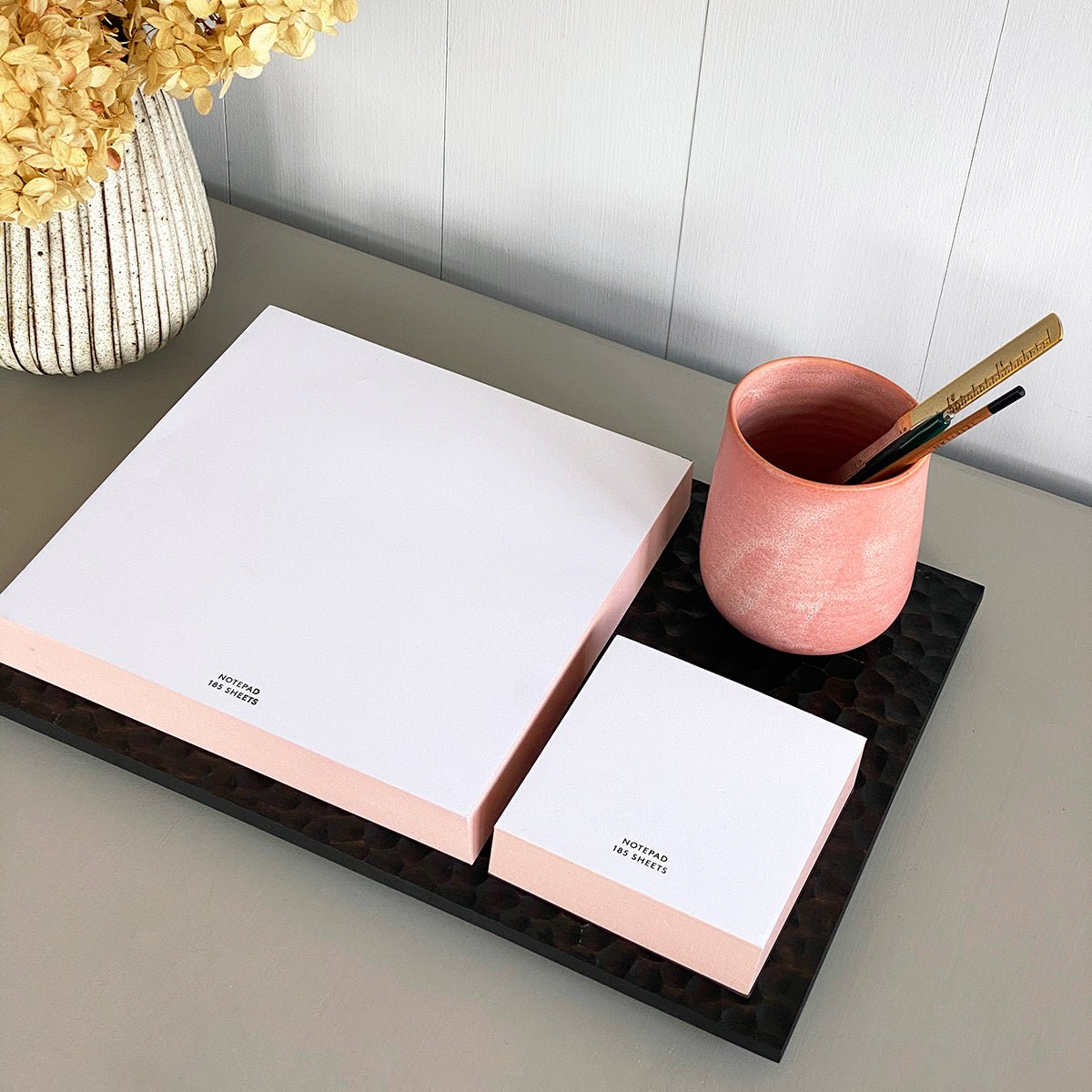 Color-Edged Pads: Matte Blush (3 Sizes)