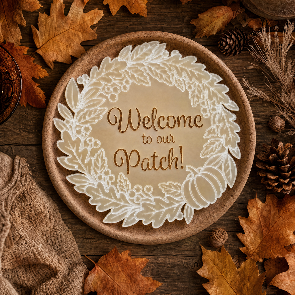 Welcome to Our Patch! Serving Tray