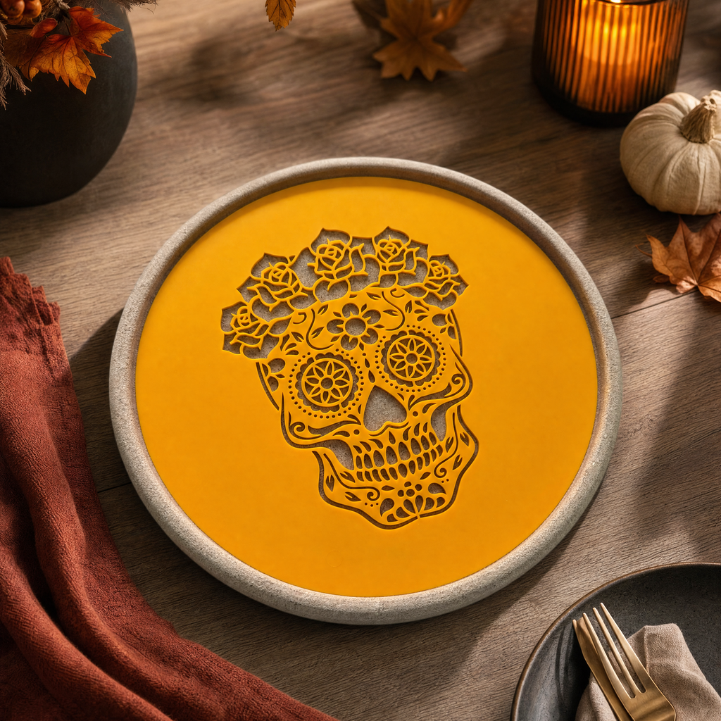 Calavera Serving Tray
