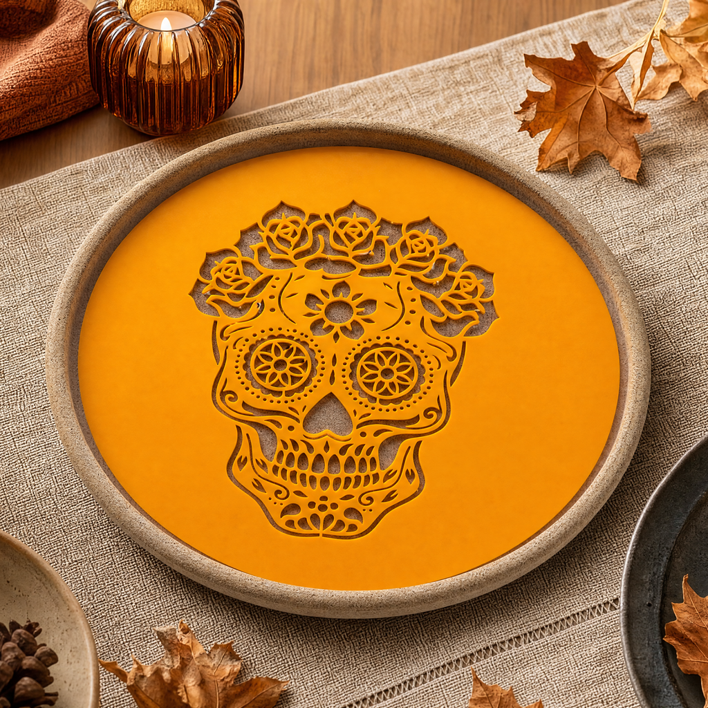 Calavera Serving Tray