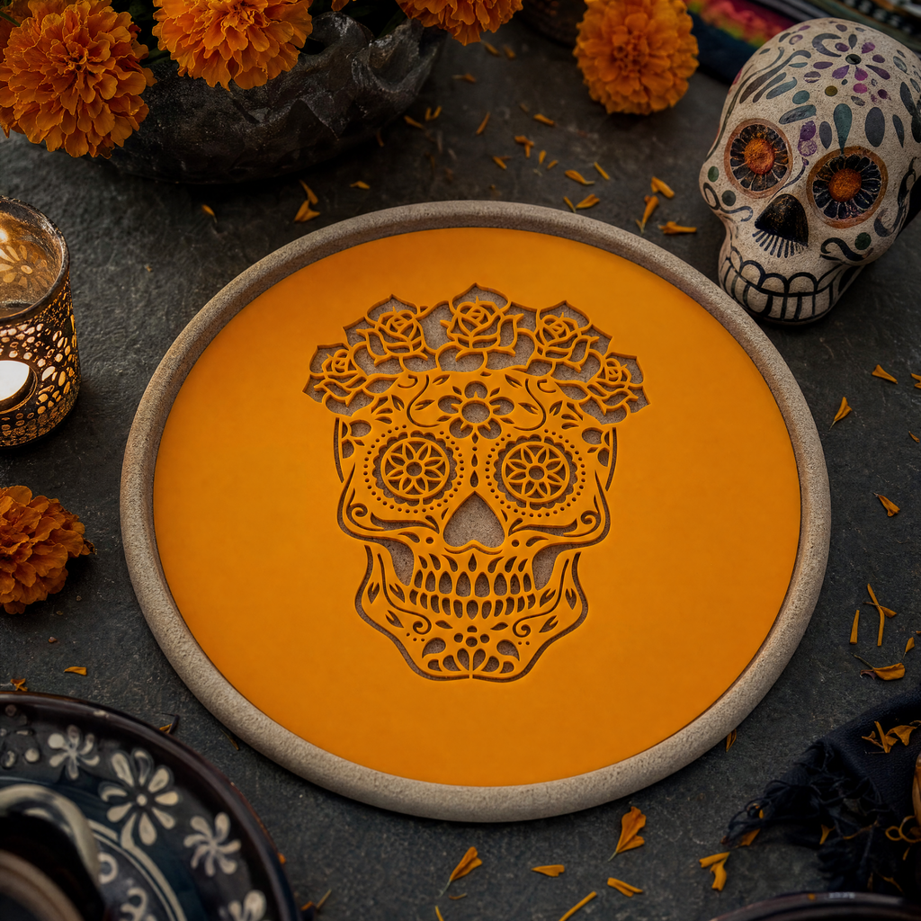 Calavera Serving Tray