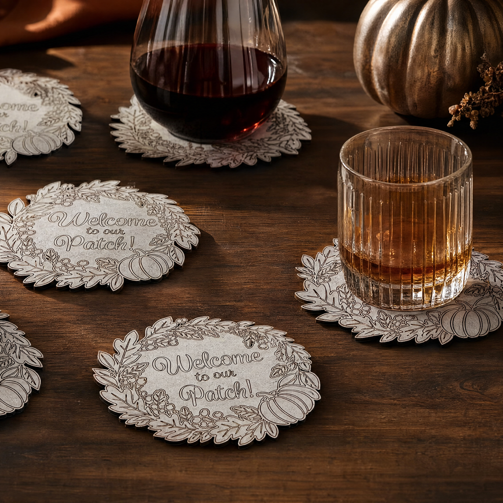 Welcome to Our Patch! — Fall Coasters (Set of 25)