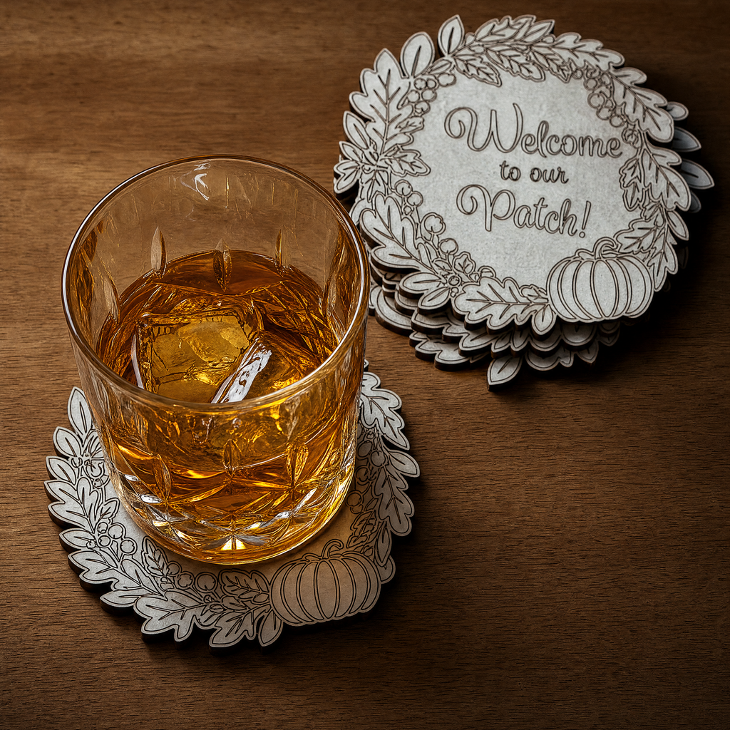 Welcome to Our Patch! — Fall Coasters (Set of 25)