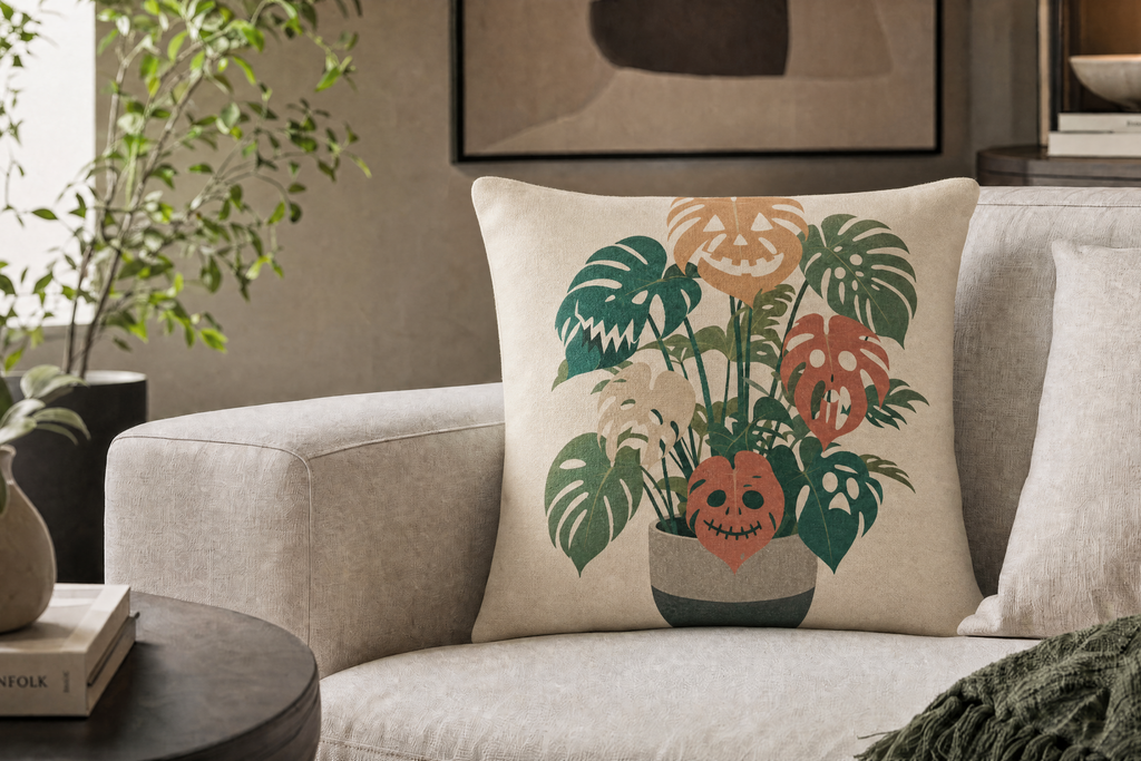 Monstera Premium Pillow