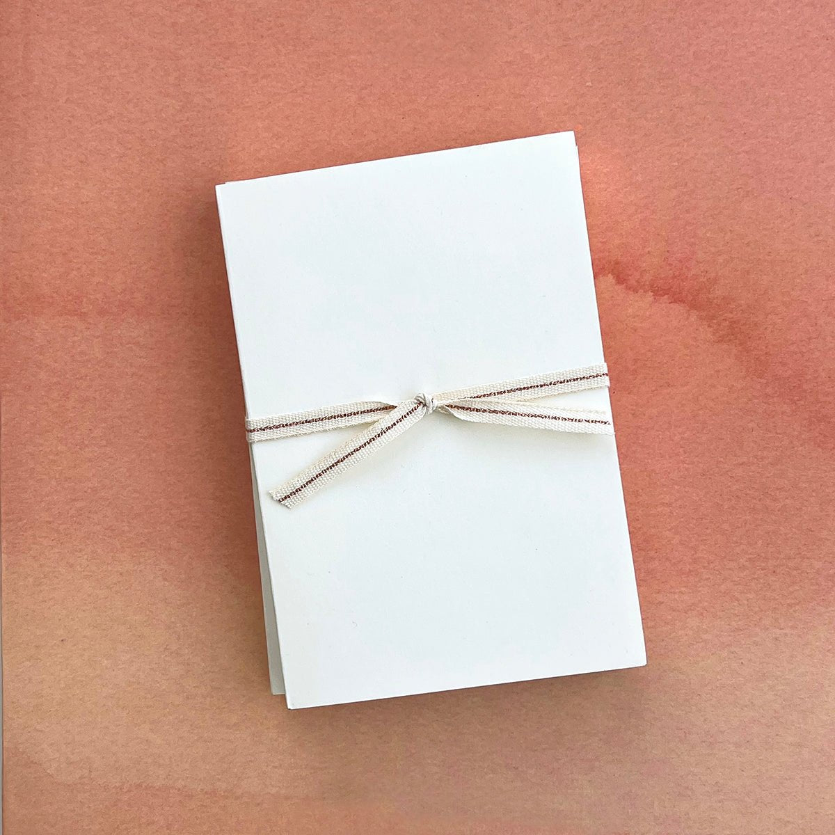 Ivory Notebooks with Rose Gold Edging (Set of 2)