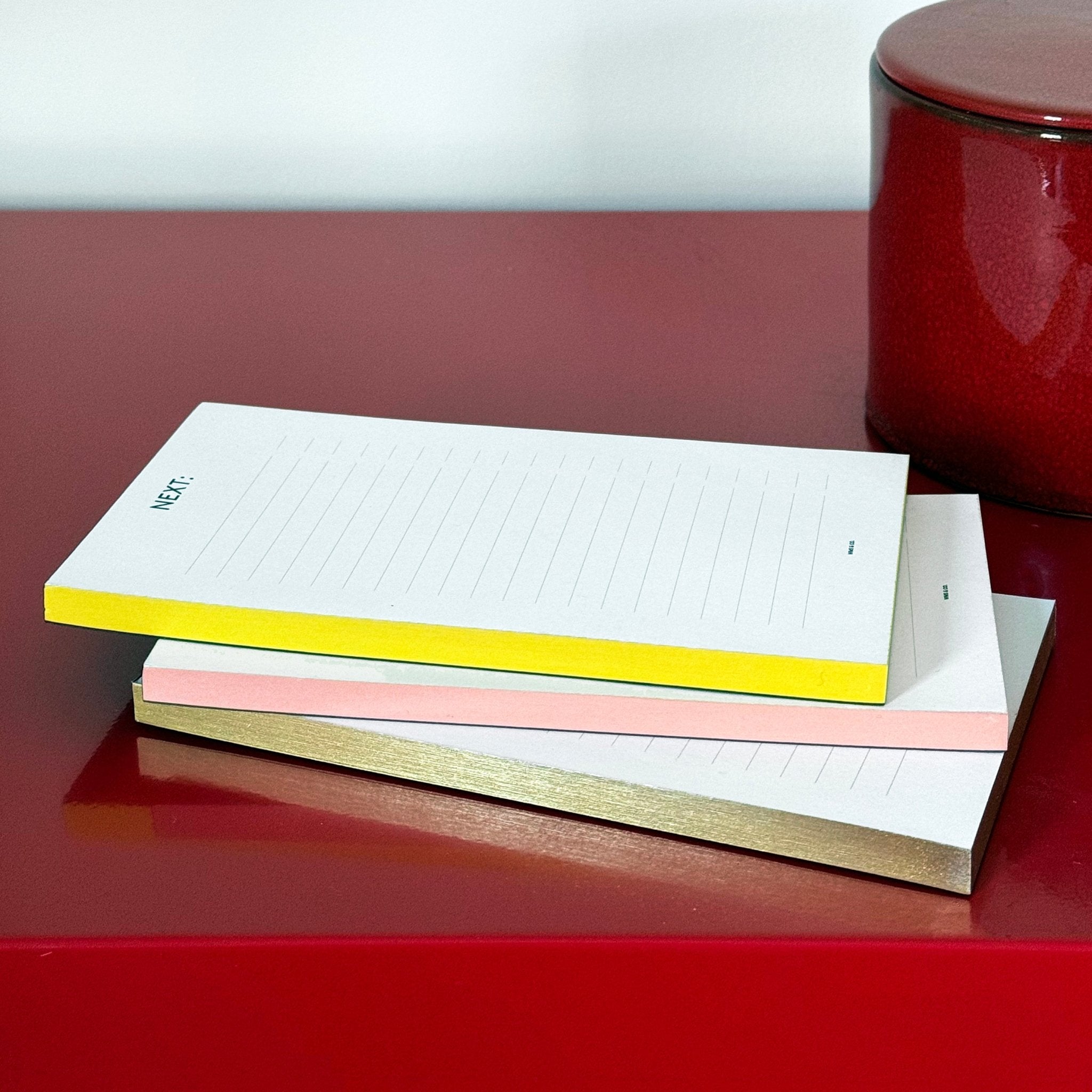 "Next" Notepads