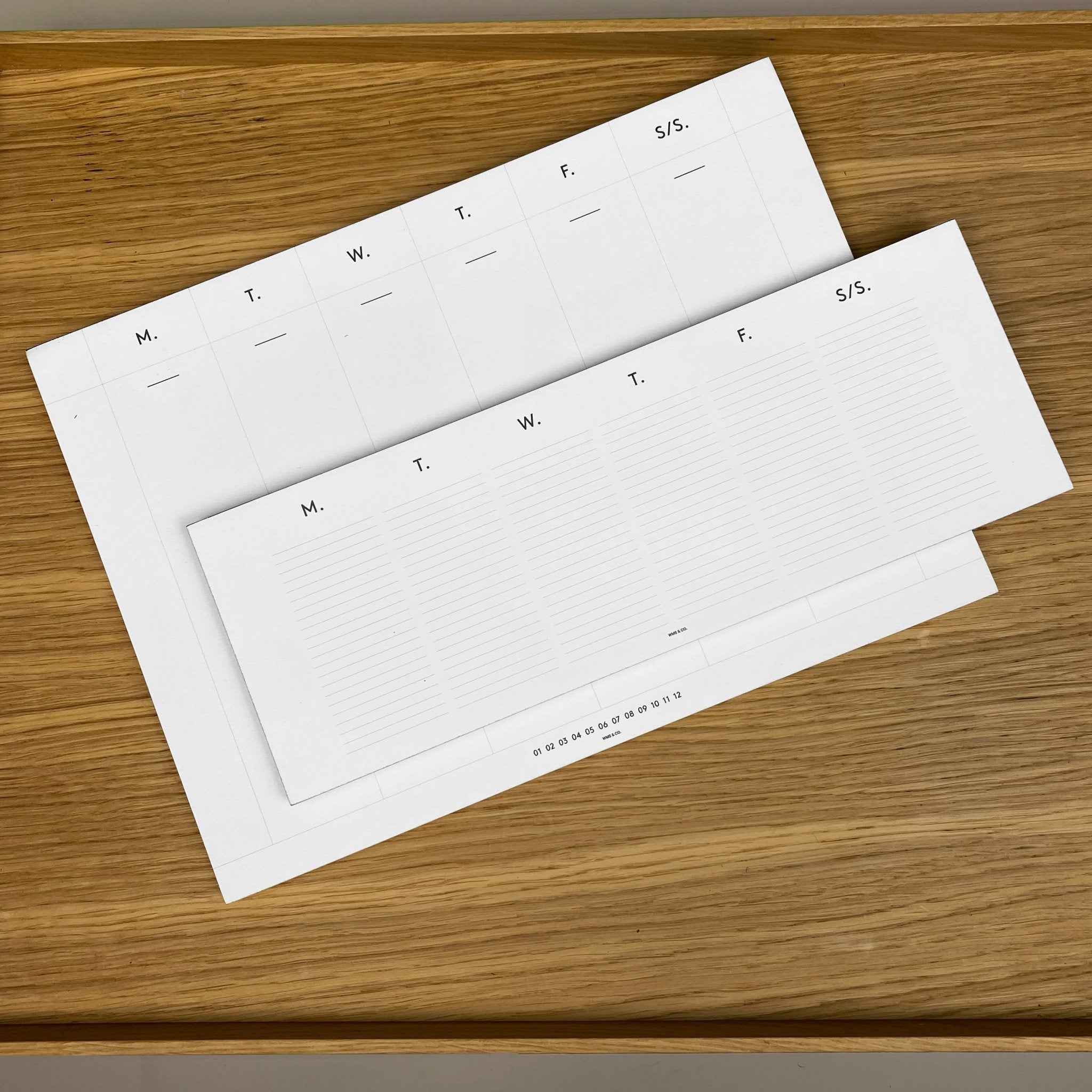 Keyboard Planner Pads