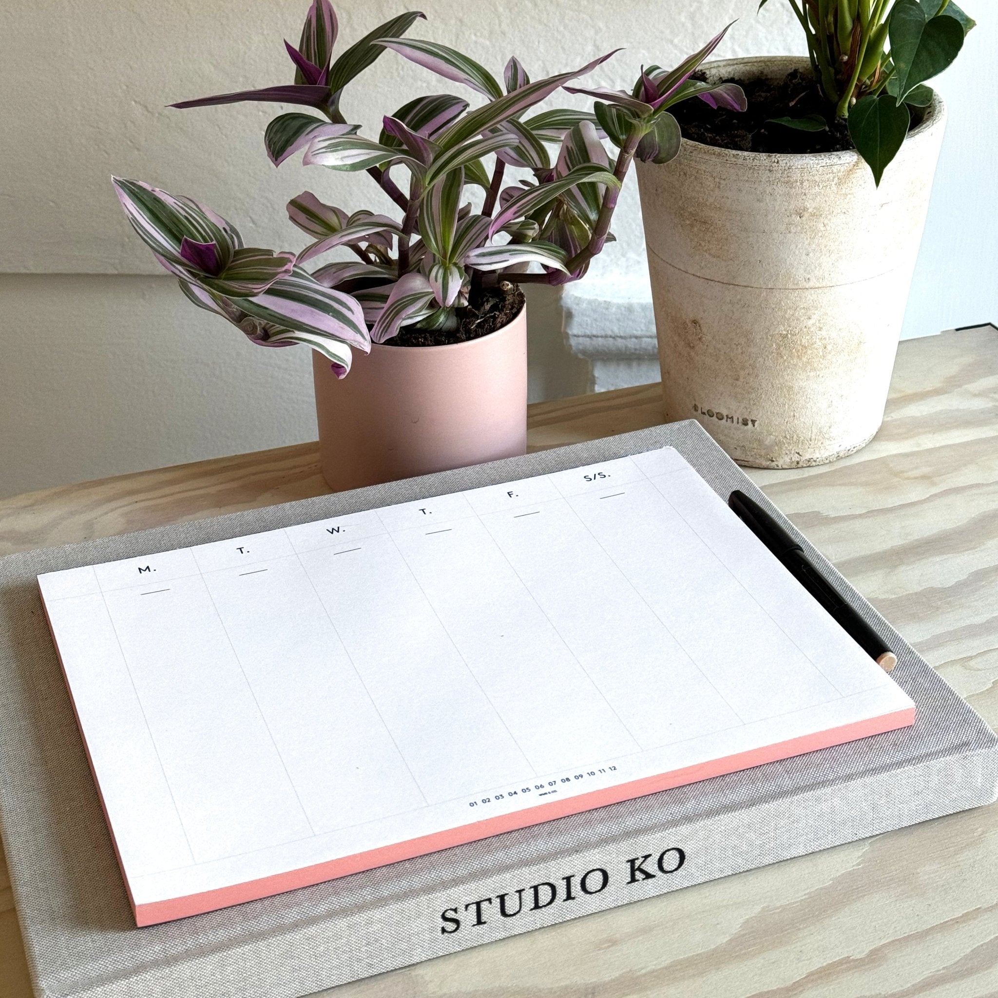 Weekly Desk Planners