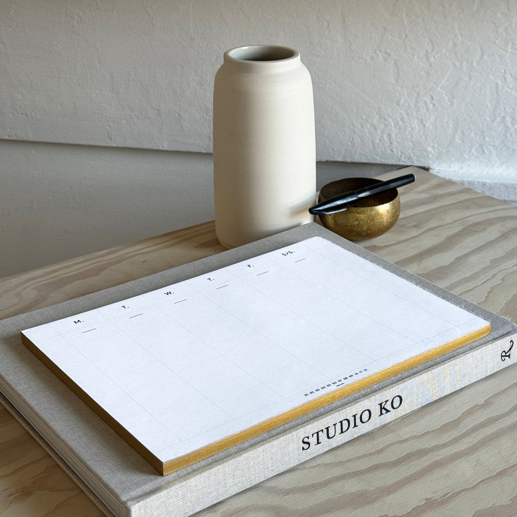 Weekly Desk Planners